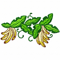 Banana Embroidery Design 11